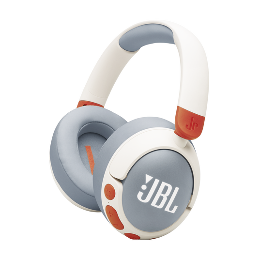 JBL Junior 470NC - White - Wireless over-ear noise cancelling kids headphones - Hero